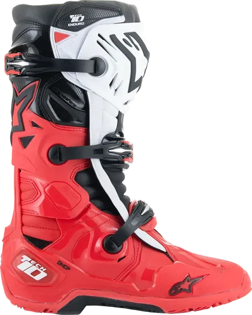 ALPINESTARS Tech 10 Enduro Boots - Bright Red/Black/White - US Fits 11