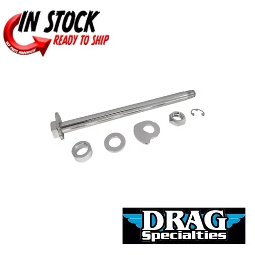 Drag Specialties Rear Axle Kit Chrome For Harley-Davidson FL Touring 2014-2023
