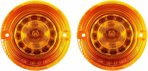 Custom Dynamics ProBEAM LED Amber Turn Signal Inserts Flat Style 2020-1678