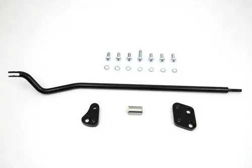 Reduced Reach Forward Control Adapter Kit Gloss Black fits Harley-Davidson
