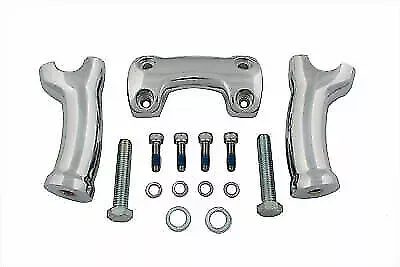 Chrome 4-3/4  Riser Set for Harley Davidson by V-Twin