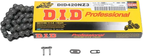 DID Fits 420 NZ3 - High-Performance Motorcycle Chain - 130 Links 420NZ3X130RB