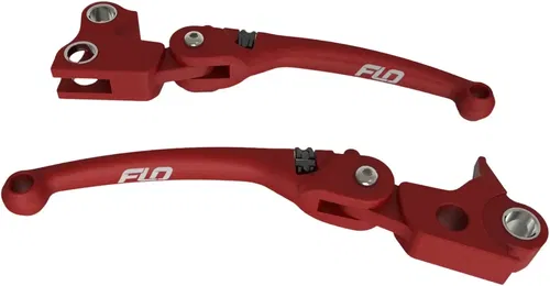 Fits Mx Style Lever Set Red `17 20 Flh/Flt