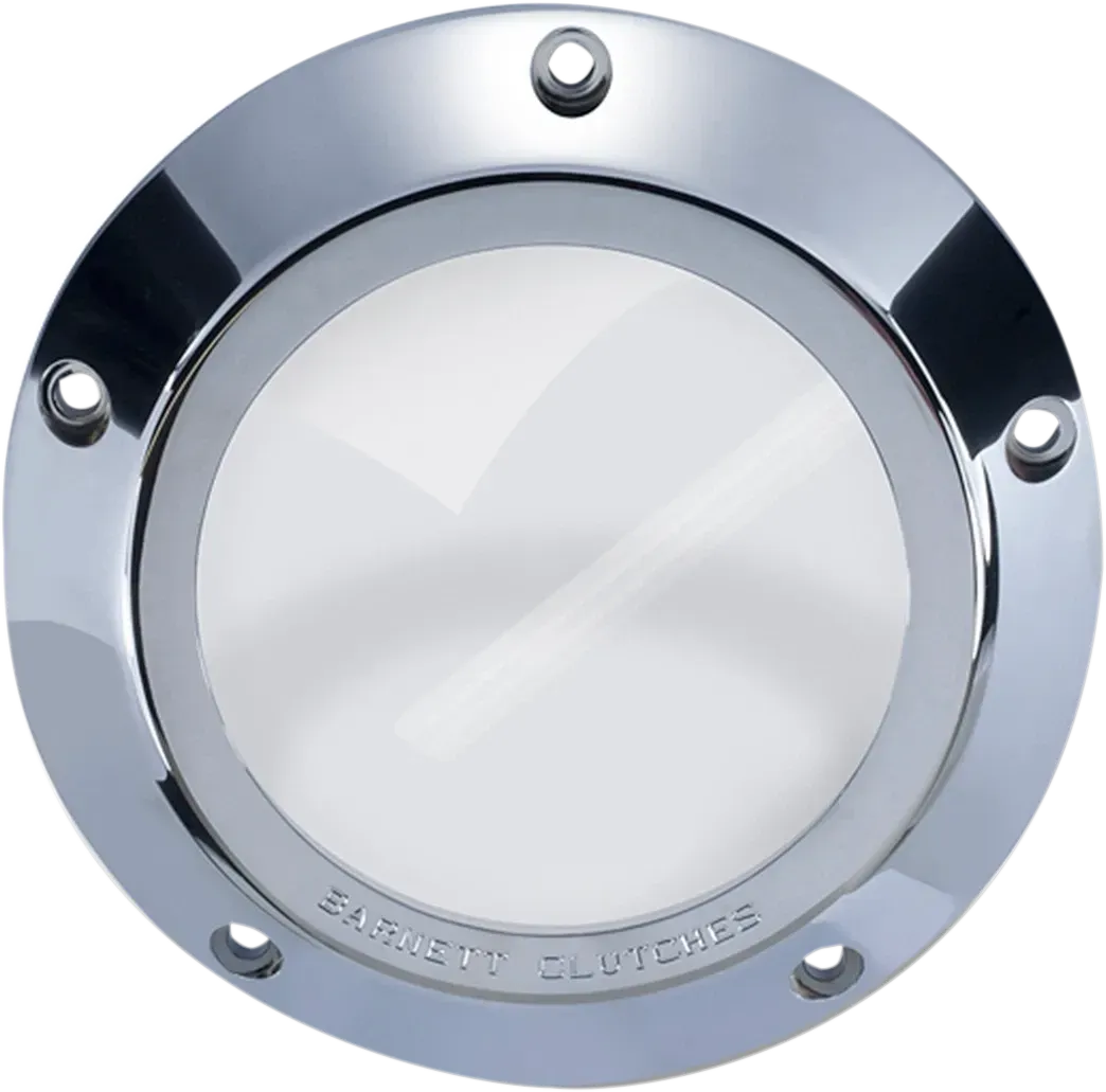 BARNETT Fits Derby Cover - Chrome/Clear - '99-'06 Big Twin 343-30-43006