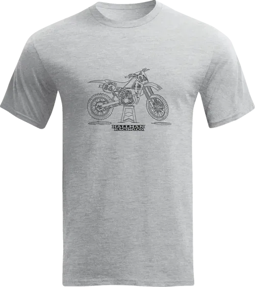 THOR Hallman Fits 2 Smoker T-Shirt - Gray - Large 3030-23498