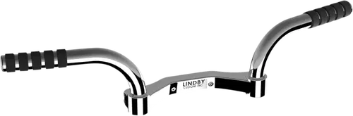 LINDBY Adjustable Footrest - Chrome - Fits  HARLEY FLH '14-'23 280000