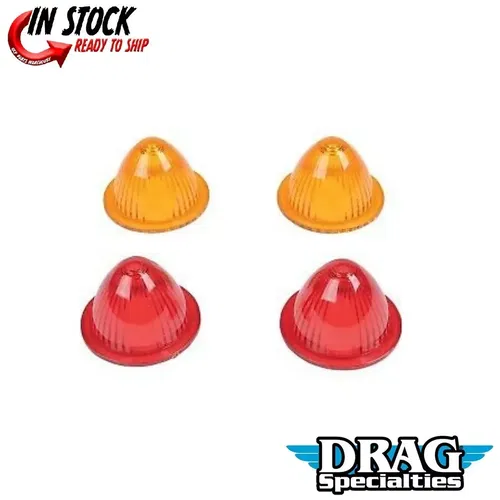 DRAG SPECIALTIES 2020-0120 Lens Kit for Mini Retro-Style Marker Light
