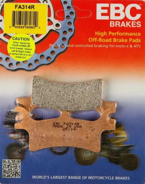 EBC R Series Long Life Sintered Brake Pads FA314R