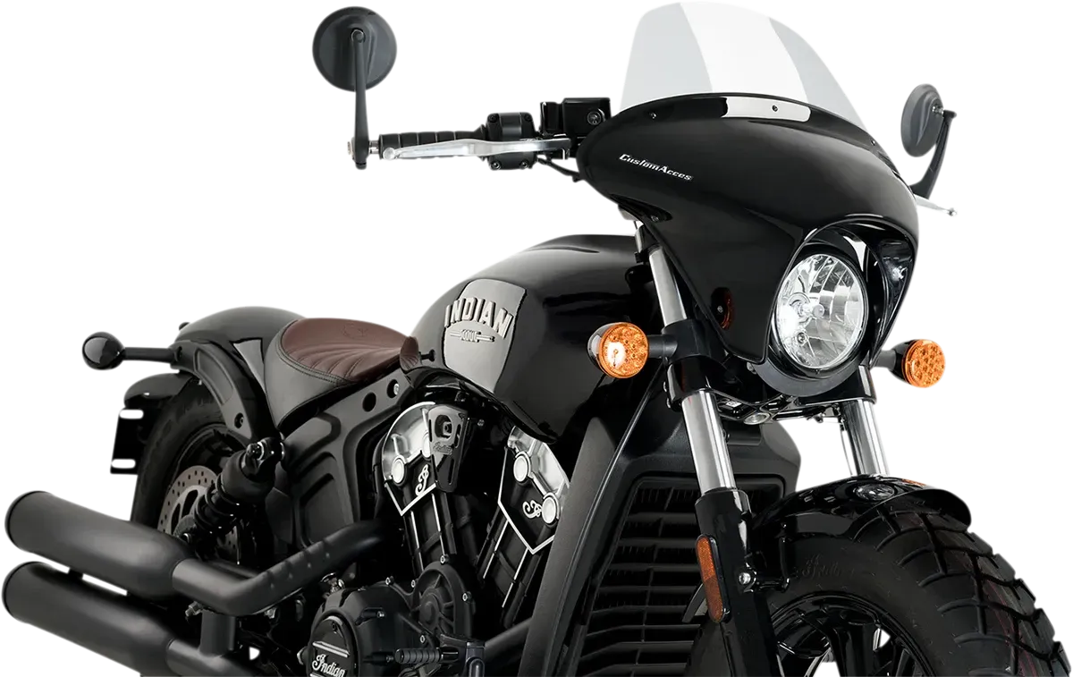 PUIG HI-TECH PARTS Fairing - Long Screen - Indian 2018-2025 Scout Bobber 21074W