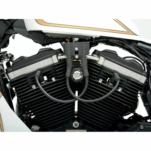 Drag Specialties Black 8.8mm Spark Plug Wire Set Universal Harley Twin Cam