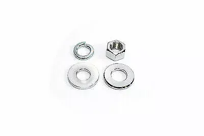 V-Twin Chrome Rear Axle Nut Kit for Harley Davidson