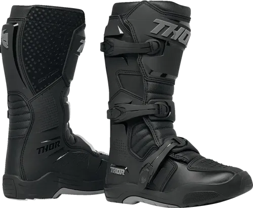 THOR Fits Women's Blitz XR Boots - Black/Gray - size 9 3410-3146
