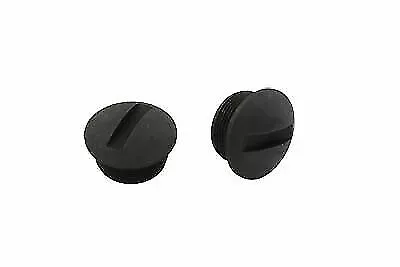 End Cap Set Parkerized for Harley Davidson by V-Twin