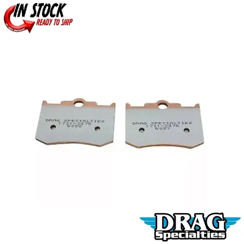 Drag Specialties Sintered Metal Caliper Brake Pads for Performance Machine
