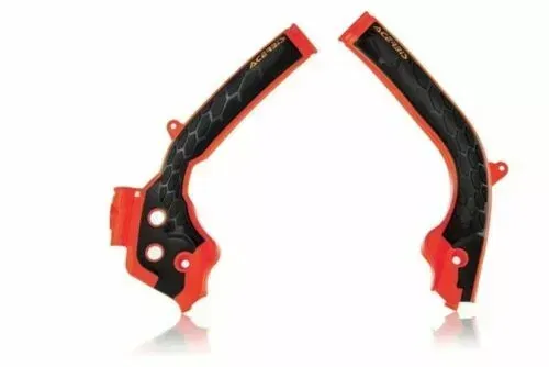 Acerbis X-Grip Orange/Black Frame Guards for KTM 125-450 2016 2449535225
