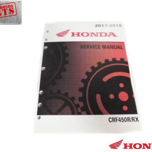 Genuine Honda CRF450R RX OEM Factory Service Manual 61MKE01 CRF450R 2017-2018