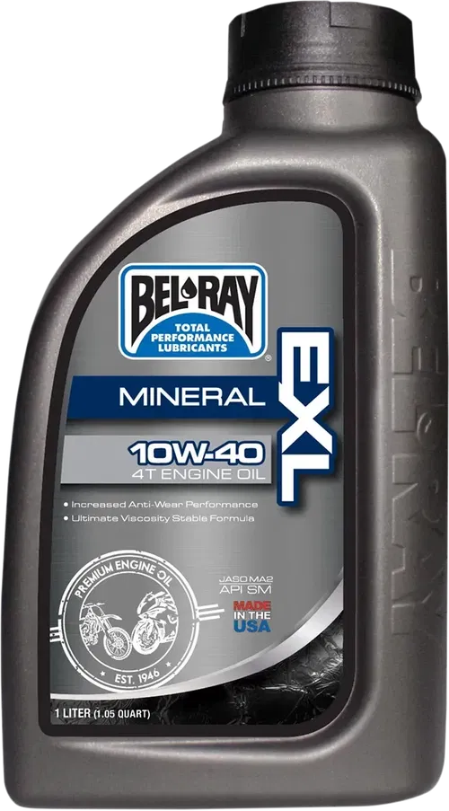 BEL-RAY EXL 4T Mineral Oil - 10W-40 - 1L 99090-B1LW
