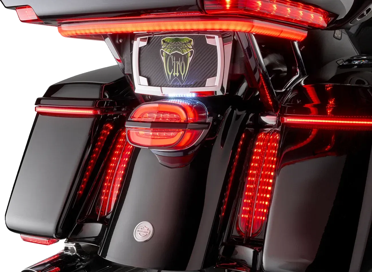 CIRO TailLight - Smoke Lens - With License Plate Fits Light 40902