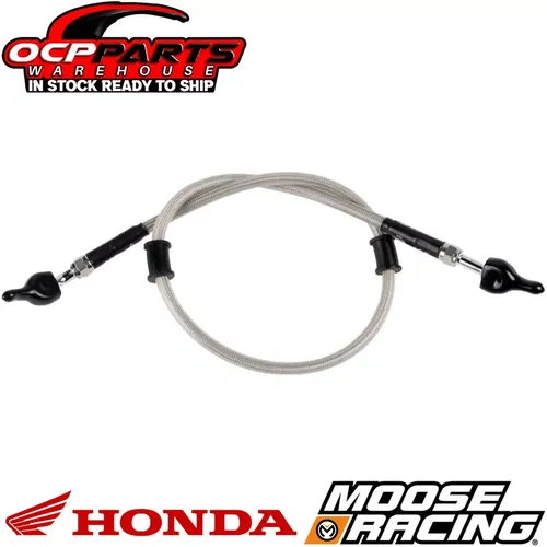 NEW MOOSE RACING STAINLESS STEEL BRAIDED BRAKE LINE 2019-2024 HONDA CRF 450 X L