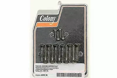 Cam Cover Screw Kit Parkerized for Harley Davidson by V-Twin