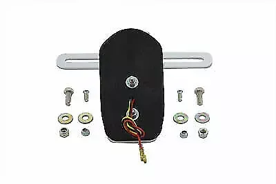 Chrome Mini Tombstone Tail Lamp with Bracket for Harley Davidson by V-Twin