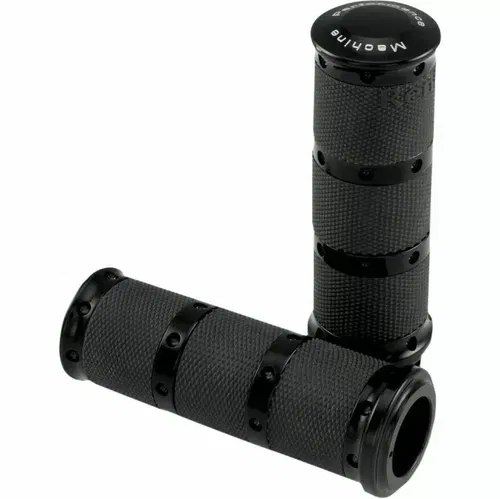 Performance Machine PM X-Large Contour Renthal Hand Grips Cable 84-17 Black