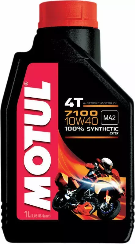 Motul 7100 4T Full-Synthetic 4-Stroke Motor Oil | 10W-40 | 1 Liter | 104091