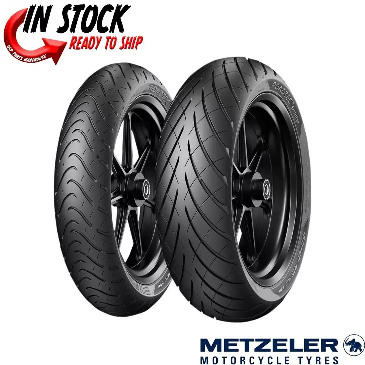Metzeler Tire - Roadtec Scooter - 110/70-16 | Sold Each 0340-1108