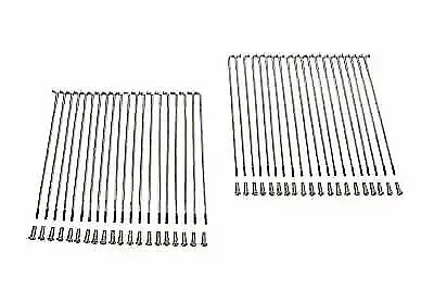 Chrome 21  Spoke Set Diamond Type for Harley Davidson by V-Twin