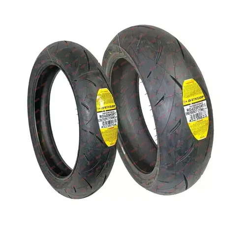 Dunlop Roadsport 2 120/70ZR17 190/50ZR17 Front Rear Motorcycle Tires Set