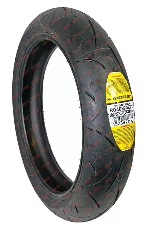 Dunlop Roadsport 2 120/70ZR17 190/50ZR17 Front Rear Motorcycle Tires Set