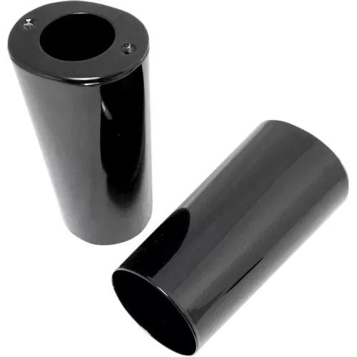 Drag Specialties Black Cowbell Fork Slider Covers Harley Touring FL 1984-2013