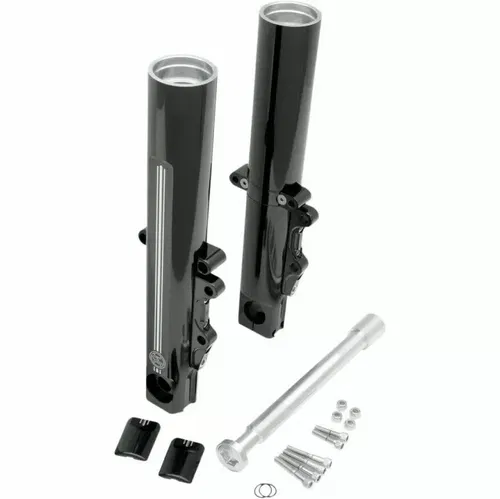 Performance Machine PM Contrast Dual Disc Lower Legs Sliders 14-18 FLH Black