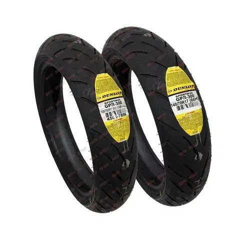 Dunlop Sportmax 140/70ZR17 120/70ZR17 Front Rear Motorcycle Tires Set GPR 300