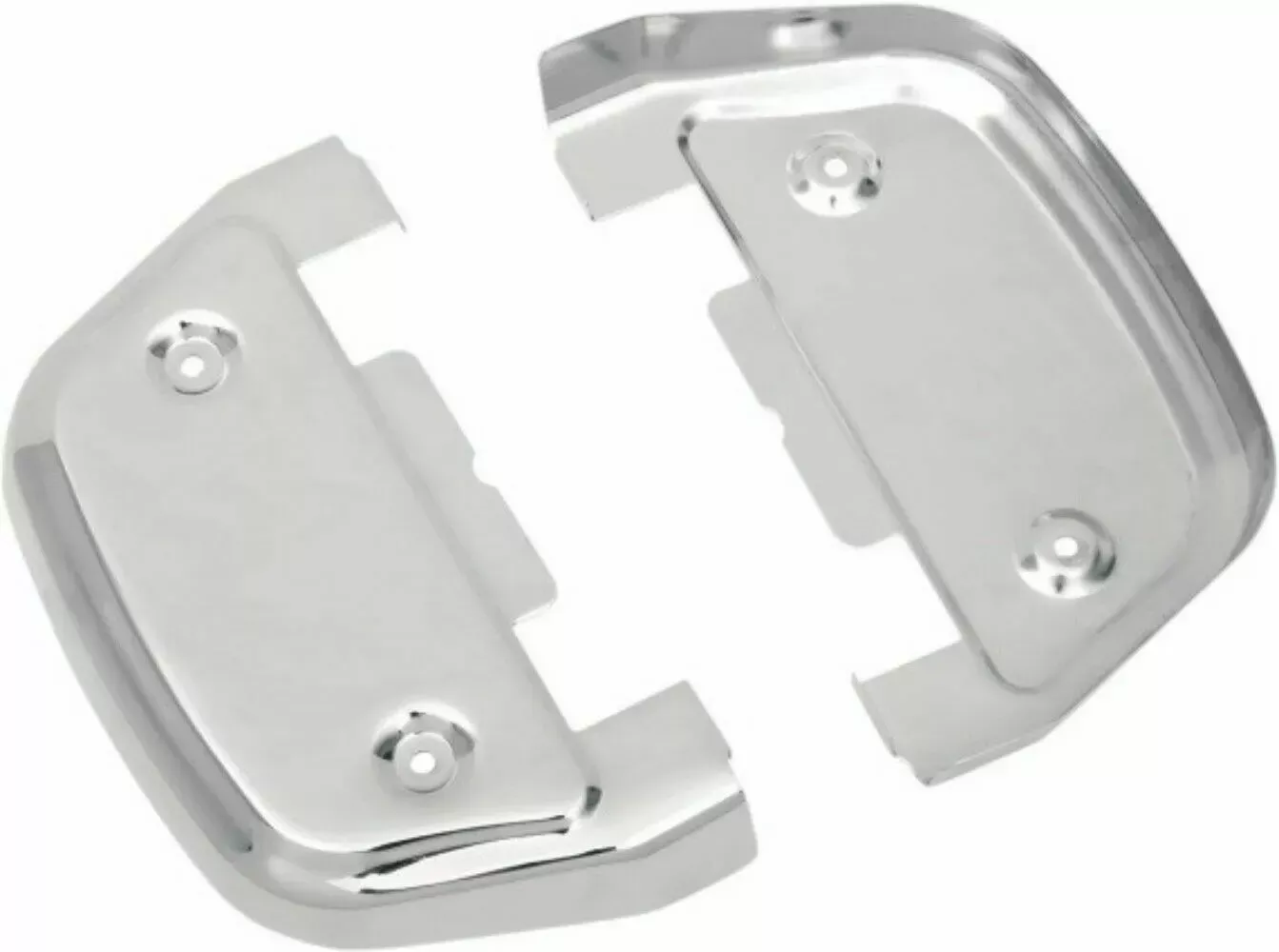 Drag Specialties Chrome Passenger Floorboard Covers for Harley Touring 1621-0123