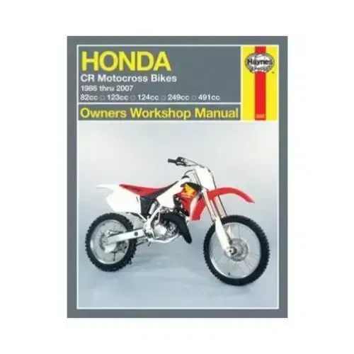 Haynes Motorcycle Repair Manual for Honda CR 250 R 1986-2001