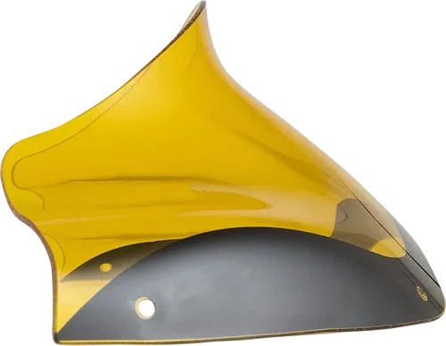 KLOCK WERKS Kolor Flare* Windshield - Fits 8" - Yellow - FLTR KWW-01-0690