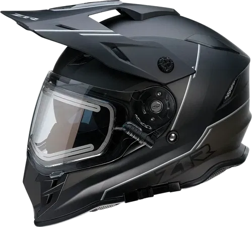 Z1R Range Snow Helmet - Bladestorm - Electric - Dual Pane - Black/White - XS