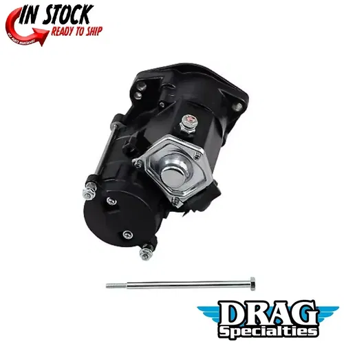 Drag Specialties Black 1.7kW High-Performance Starter Motor for 90-06 Big Twin