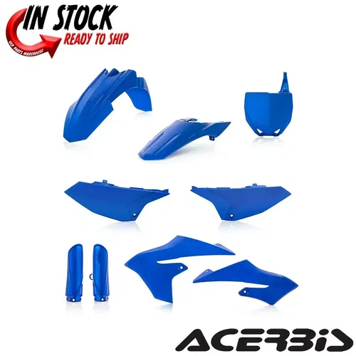 ACERBIS FULL PLASTIC FENDER KIT BLUE  YAMAHA 2018-2023 YZ65 2726640211