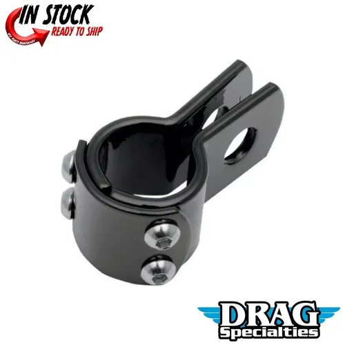 Black 7/8" Drag Specialties Three-Piece Frame Engine Guard Universal Clamp