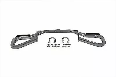 Chrome Front Engine Bar with Footpeg Pads for Harley Davidson by V-Twin