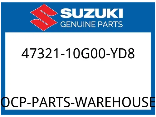Suzuki OEM Part 47321-10G00-YD8 COVER, FRAME LOWER (SILVER)