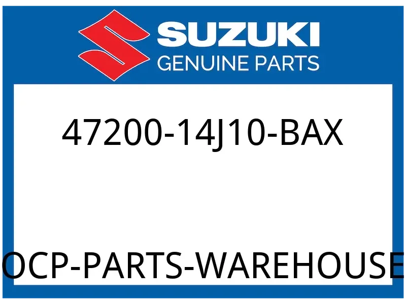 Suzuki OEM Part 47200-14J10-BAX COVER ASSY,FRAM