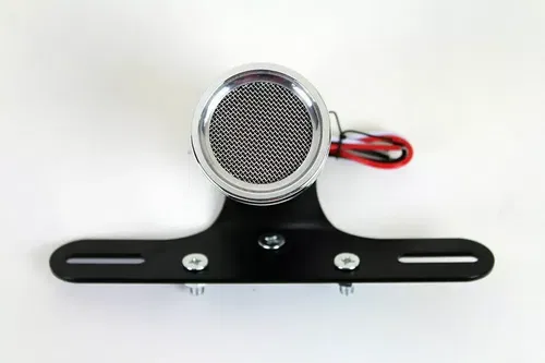 LED Search Light Tail Lamp Assembly Chrome for Harley Davidson by V-Twin