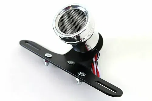 LED Search Light Tail Lamp Assembly Chrome for Harley Davidson by V-Twin