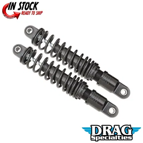 Drag Specialties 1310-1204 Black 11" Adjustable Height Standard Duty Shocks