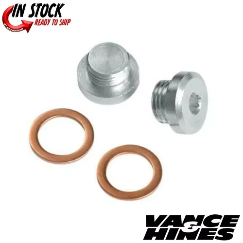 Vance & Hines O2 Sensor Bung Plug Kit 12mm x 1.25