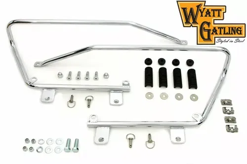 V-Twin Wyatt Gatling Saddlebag Brackets and Stud Kit 49-2678