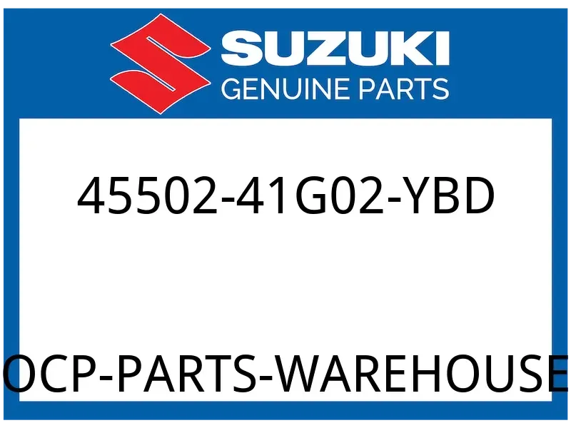 Suzuki OEM Part 45502-41G02-YBD COVER,SEAT TAIL